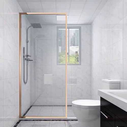 Premium 10mm Clear Tempered Glass Shower Partition