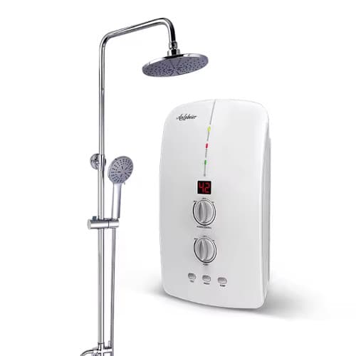 Smartfit Plumbers - Analabier Instant Shower with Booster Pump for low water Pressure showers