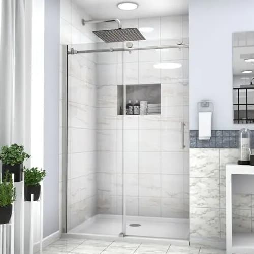 Smartfit Plumbers - Bespoke shower enclosure wall - wall