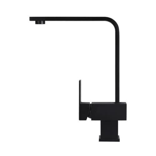 Smartfit Plumbers - Black Square Frame Kitchen Mixer - Sleek Design for Modern Kitchens
