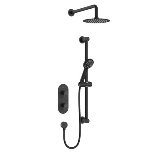 Smartfit Plumbers - Concealed Shower Set 5 Way, Matt Black: K-8417H