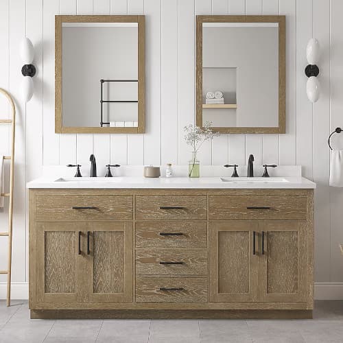 Smartfit Plumbers - Customized His and Hers double Bathroom cabinet