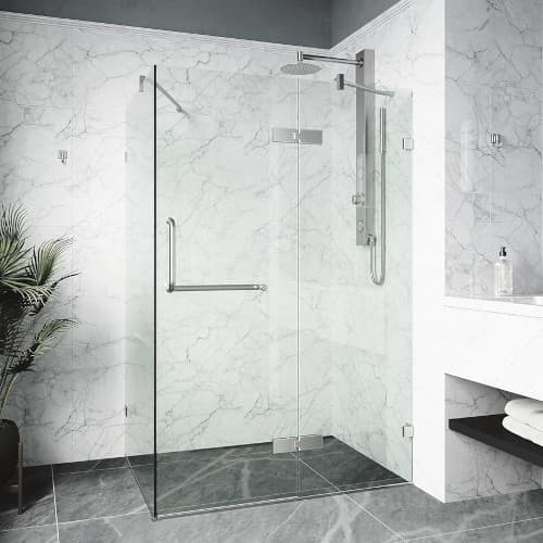 Smartfit Plumbers - Frameless tempered glass cubicle