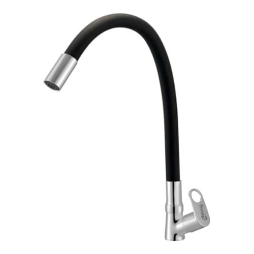 Smartfit Plumbers - Black Long Neck Pillar Tap for Kitchen Sink - Modern Style and Function