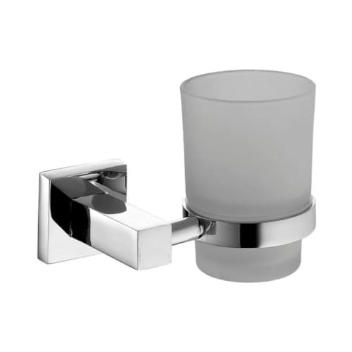 Smartfit Plumbers - Premium Slim Square Toothbrush Tumbler Holder - Elegant Bathroom Accessory