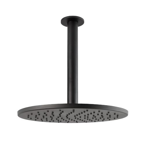 Smartfit Plumbers - Rainfall shower head with arm black