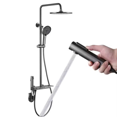Smartfit Plumbers - Shower mixer Set Gun grey : K-8872Q