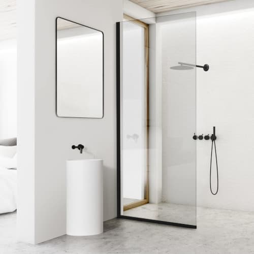 Smartfit Plumbers - Single Panel Glass Shower Door