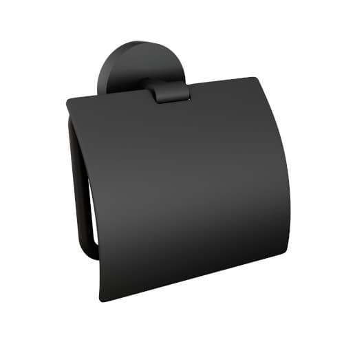 Smartfit Plumbers - Black Tissue Holder - Sleek Bathroom Essential